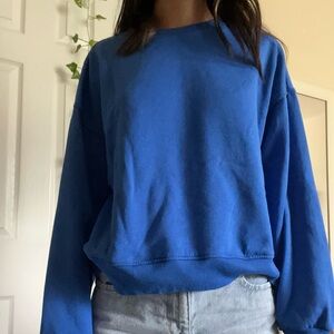 Blue sweatshirt